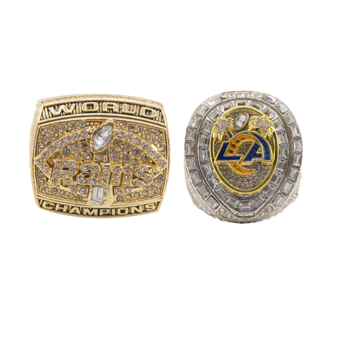 Los Angeles Football Championship Rings Set (2 Rings) – Limited Edition Collectible