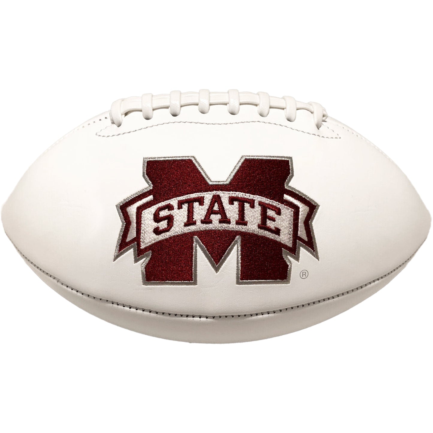 Mississippi State Bulldogs Embroidered Logo Signature Series Full Size Football