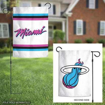 Miami Heat City Garden Flag 2 Sided