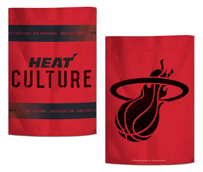 Miami Heat Culture City Garden Flag 2 Sided