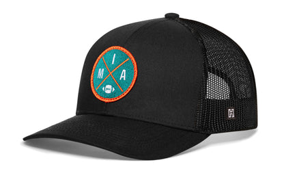 Miami Football Trucker Hat  |  MIA X Snapback