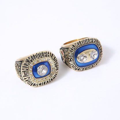 Miami Back-to-Back Football Championship Rings Set (1972 & 1973) – Limited Edition Collectible