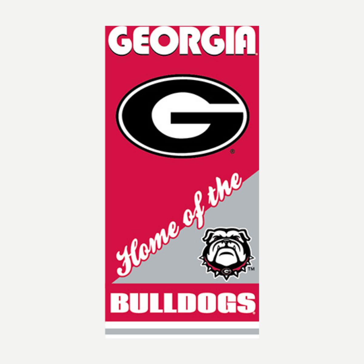 Georgia Bulldogs - Home Beach Towel