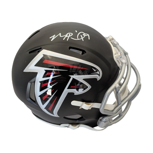 Michael Penix Jr. Autographed Atlanta Falcons Riddell Speed Mini Helmet - Beckett