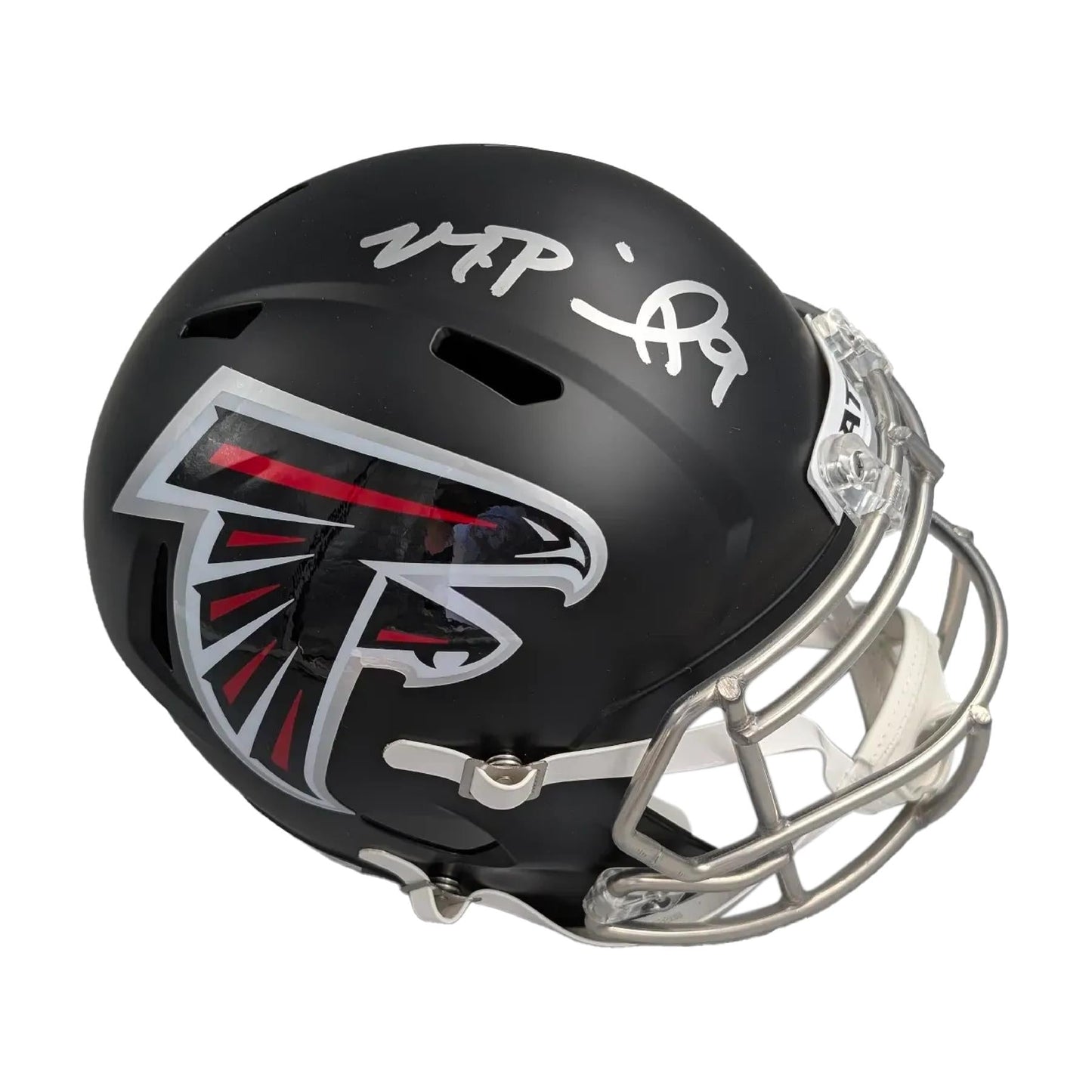 Michael Penix Jr. Autographed Atlanta Falcons Full Size Speed Replica Helmet - Beckett