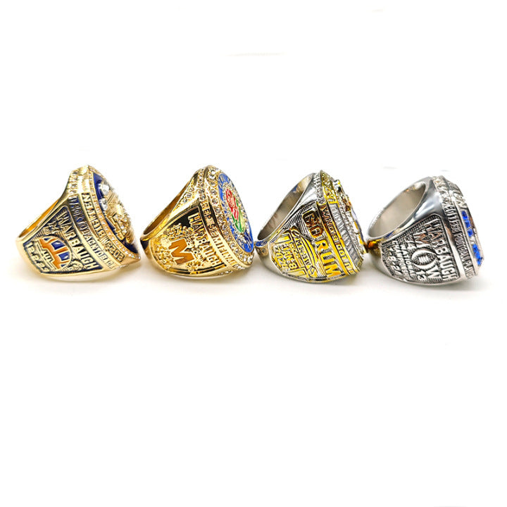 2024 Michigan College Championship Ring Set – Replica Fan Collectible Gift