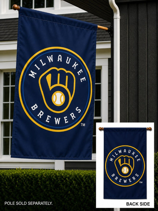 Milwaukee Brewers 2 Sided Banner