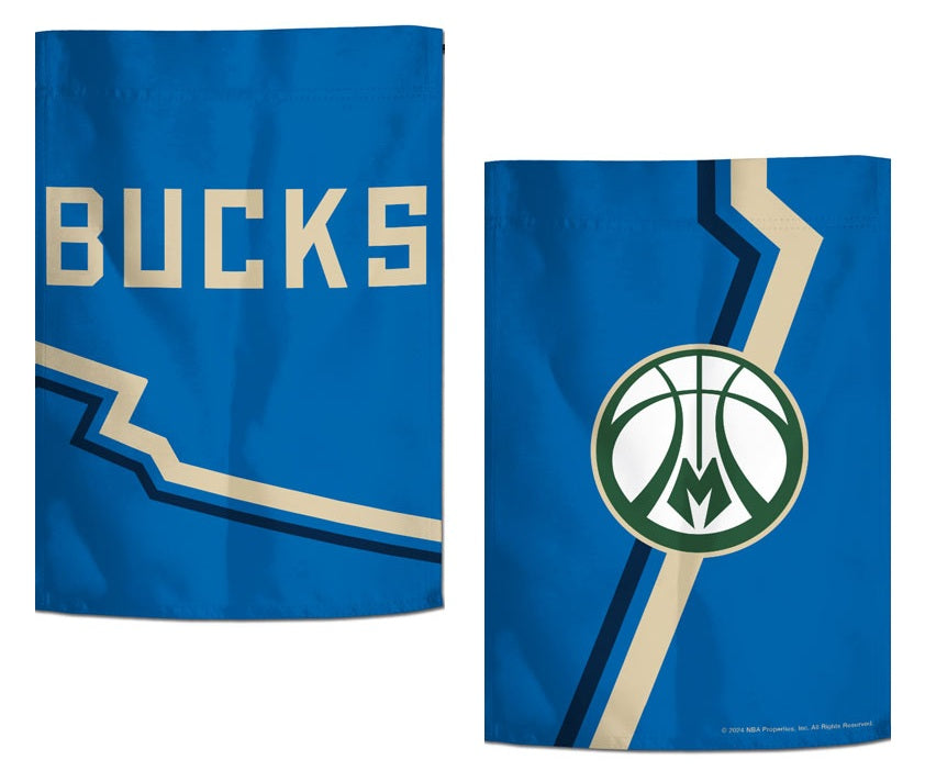 Milwaukee Bucks City Garden Flag 2 Sided