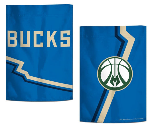Milwaukee Bucks City Garden Flag 2 Sided
