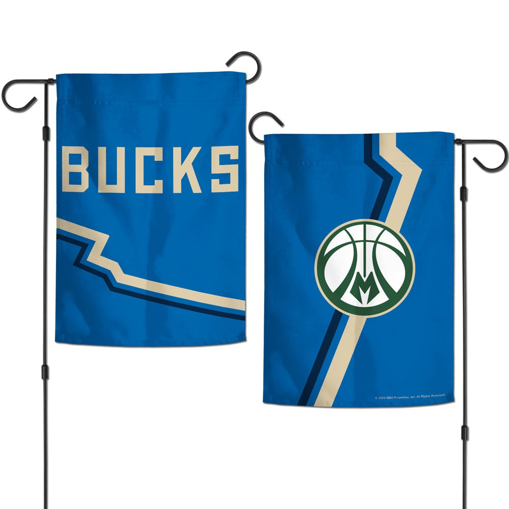 Milwaukee Bucks City Garden Flag 2 Sided