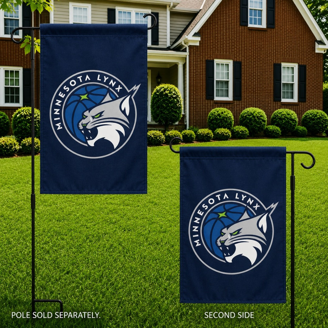 Minnesota Lynx Garden Flag 2 Sided
