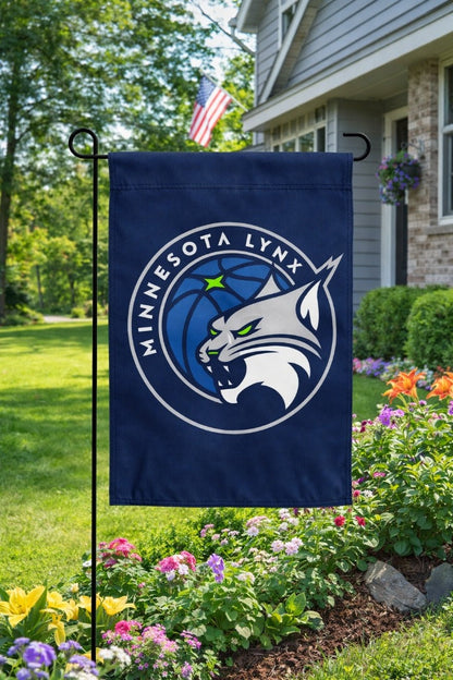 Minnesota Lynx Garden Flag 2 Sided