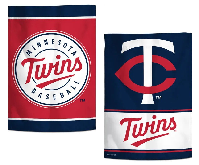 Minnesota Twins Garden Flag 2 Sided New Logo