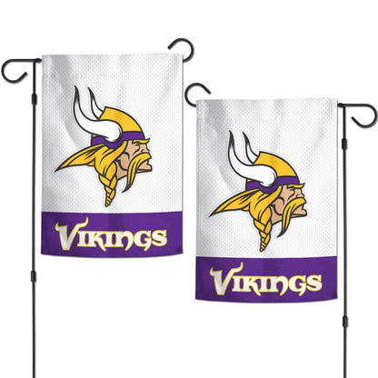 Minnesota Vikings Embroidered 2 Sided Garden Flag