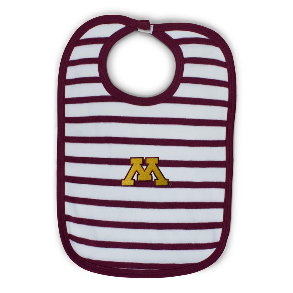 Minnesota Infant Stripe Knit Bib