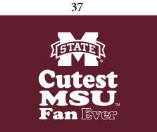 Mississippi State Toddler Short Sleeve T Shirt Print