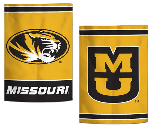 Missouri Tigers 2 Sided MU Garden Flag Double Design