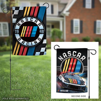 NASCAR Garden Flag 2 Sided Design