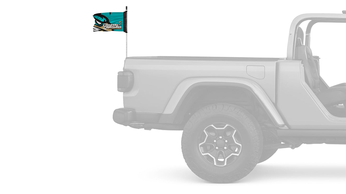 Coastal Carolina 11"x17" Forever Wave Flag
