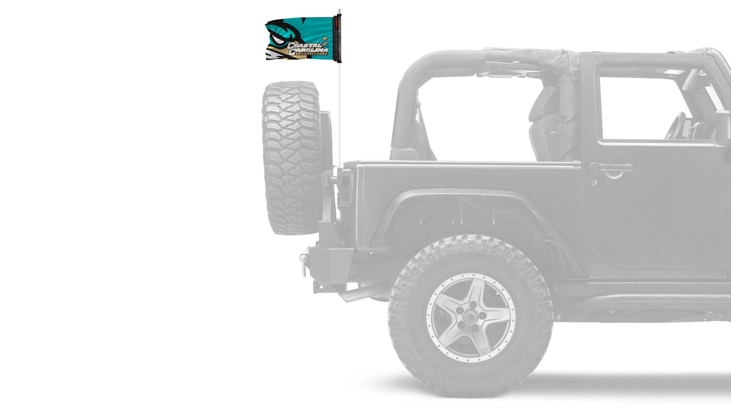 Coastal Carolina 11"x17" Forever Wave Flag