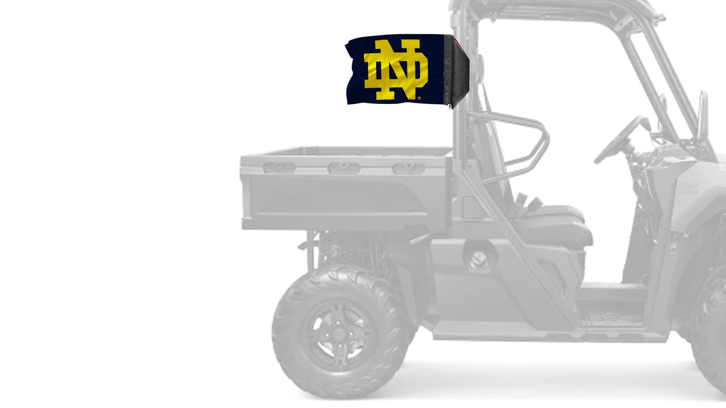 Notre Dame 11"x17" Forever Wave Flag