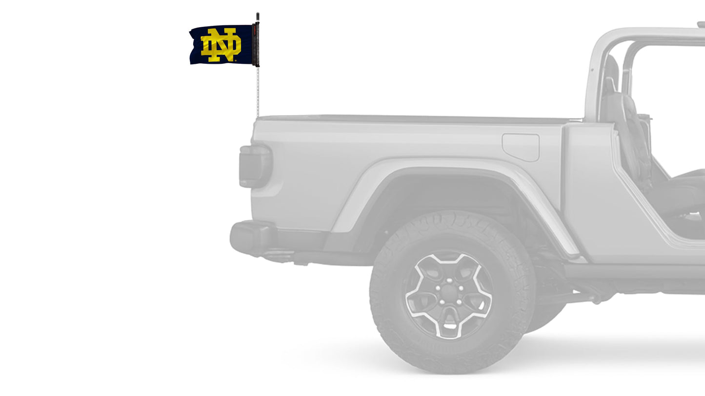 Notre Dame 11"x17" Forever Wave Flag