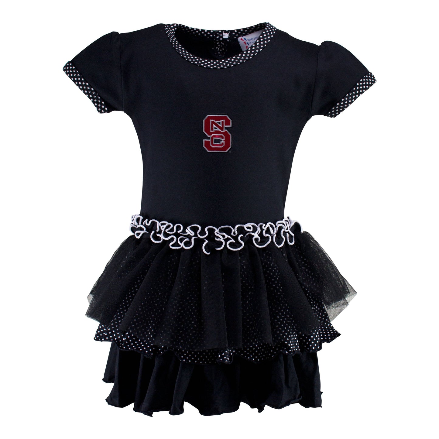 NC State Pin Dot Tutu Dress
