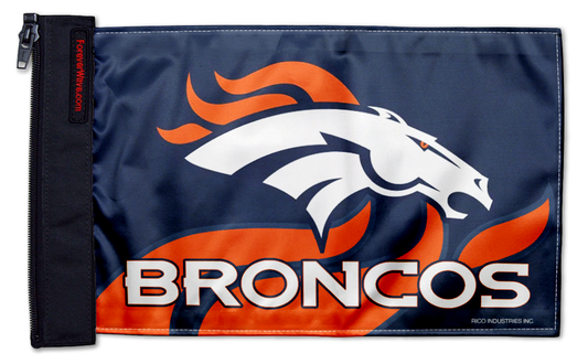 Denver Broncos 11"x17" Forever Wave Flag