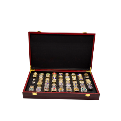 59 Football Championship Rings Set (1966-2024) – Size 11 Collectible