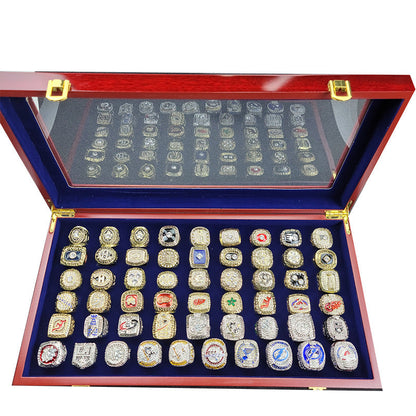Hockey Championship Rings Set – 60 Rings Grand Slam Collection for Fans