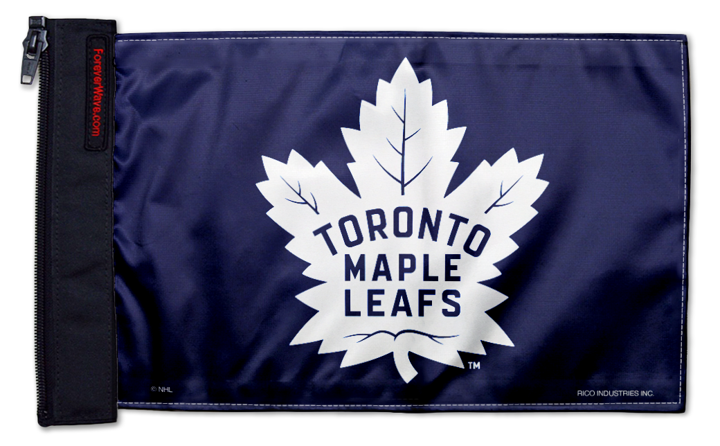 Toronto Maple Leafs 11"x17" Forever Wave Flag for Golf Carts