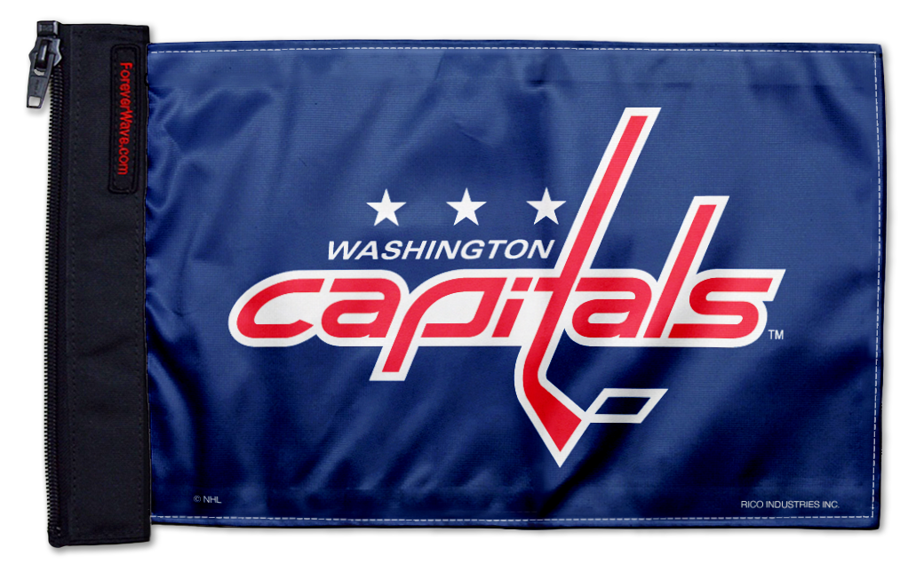 Washington Capitals 11"x17" Forever Wave Flag for Golf Carts
