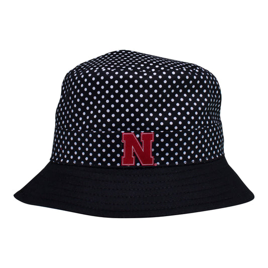 Nebraska Pin Dot Bucket Hat