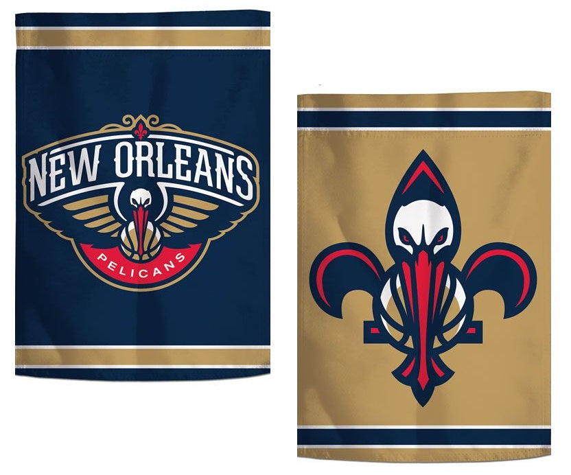 New Orleans Pelicans Garden Flag 2 Sided Logo