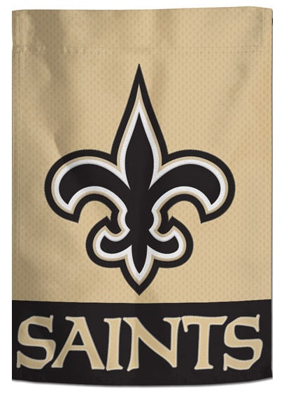 New Orleans Saints Garden Flag Embroidered 2 Sided