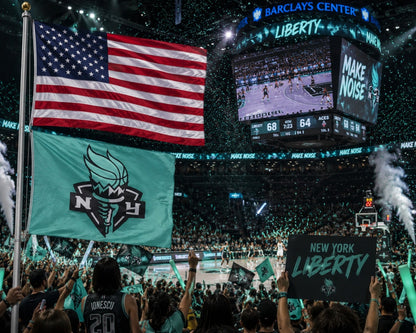 New York Liberty Flag 3x5 Logo
