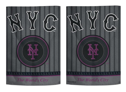 New York Mets Garden Flag 2 Sided City Connect