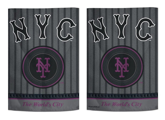 New York Mets Garden Flag 2 Sided City Connect