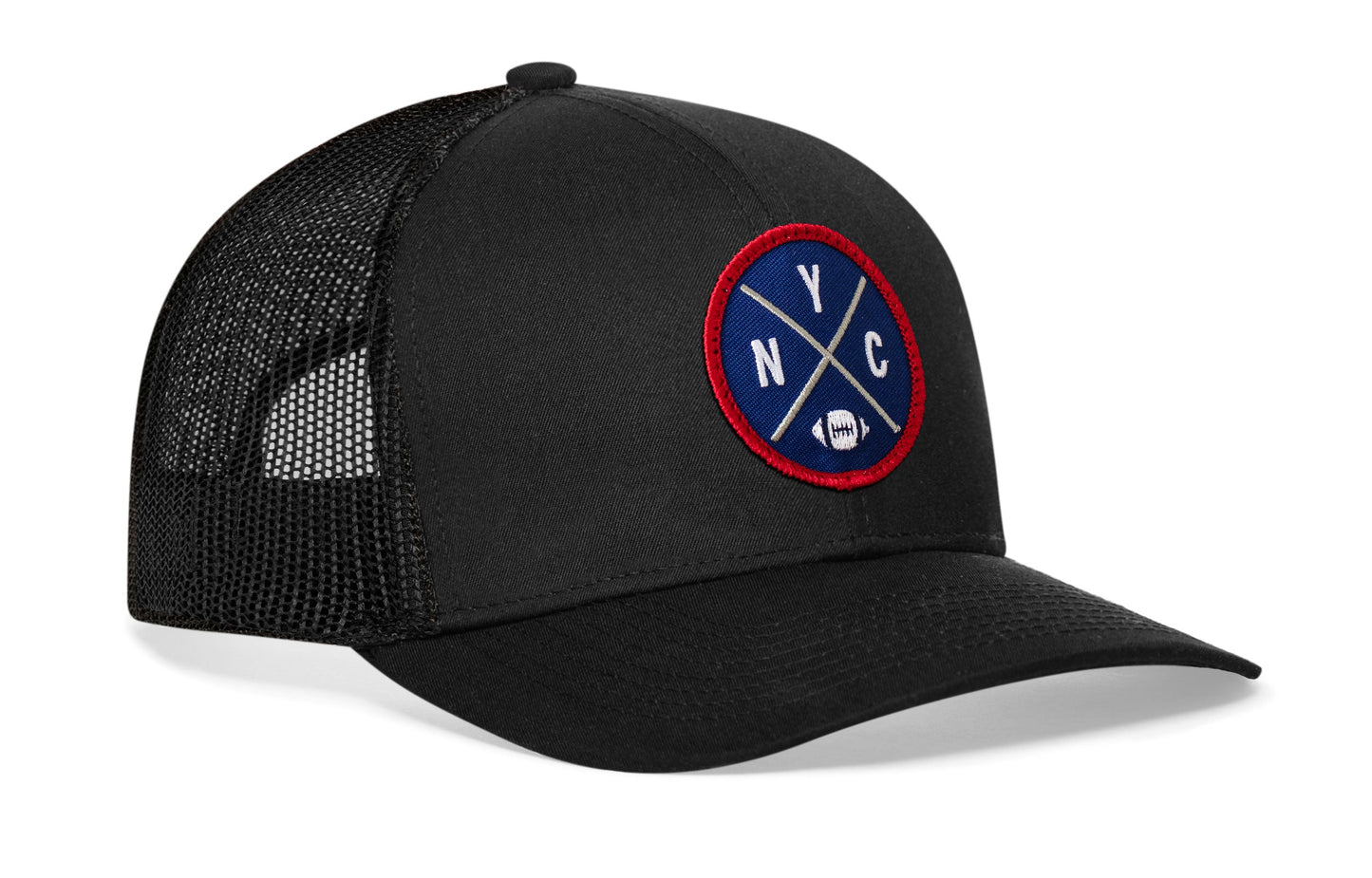 New York Football Trucker Hat  |  Blue NYC X Snapback