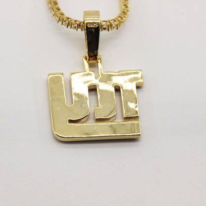 New York NY Emblem Pendant Necklace – Fan Gift Jewelry for Game Day & Holidays