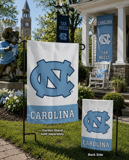 North Carolina 2 Sided Embroidered Garden Flag