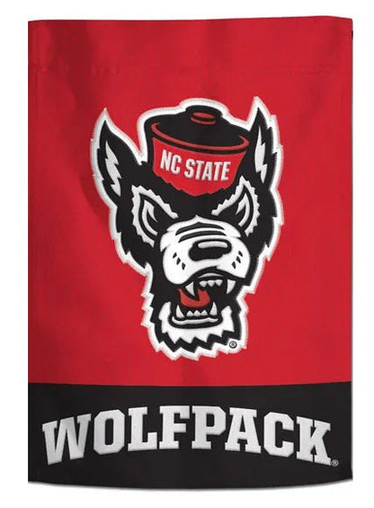 North Carolina State Embroidered 2 Sided Garden Flag
