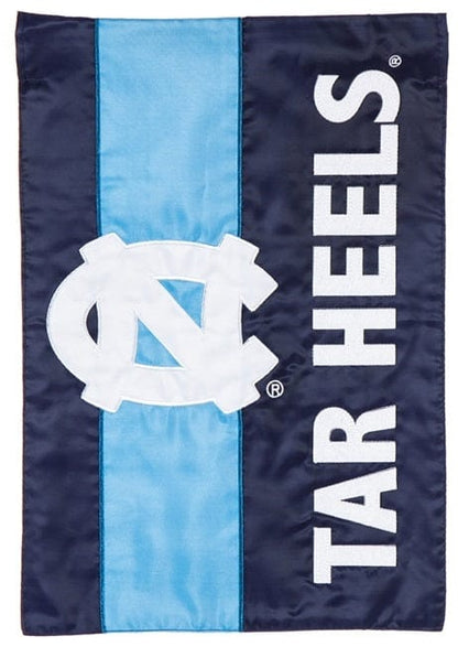 North Carolina Tar Heels Garden Flag 2 Sided Embellished