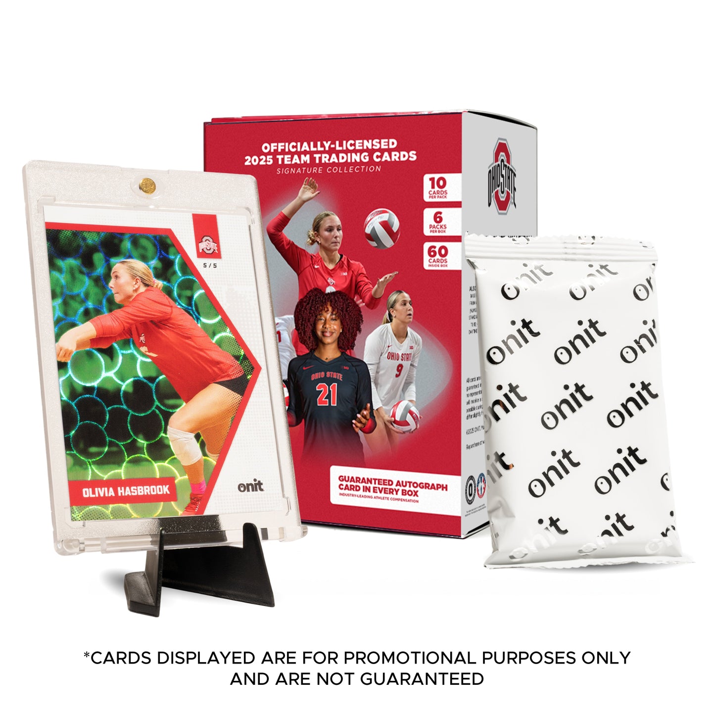 The Ohio State University Volleyball 2025 Trading Cards - Platinum Box (Guaranteed Autograph)