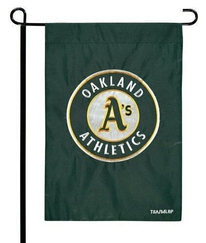 Oakland Athletics Garden Flag 2 Sided Applique