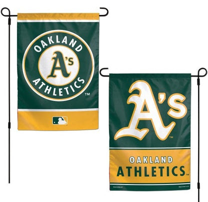 Oakland Athletics Garden Flag 2 Sided Logo