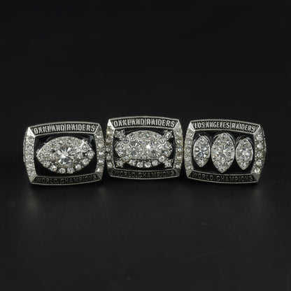 Oakland Football Championship Rings Set – Limited Edition Collector’s Set