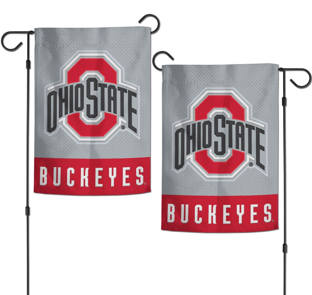 Ohio State Garden Flag Embroidered 2 Sided