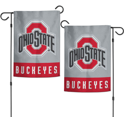 Ohio State Garden Flag Embroidered 2 Sided