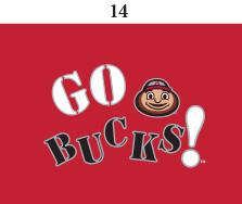 Ohio State Infant Lap Shoulder Creeper Print